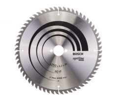 BOSCH Pílový kotúč na drevo 250 x 30 x 3,2 mm / 60T Optiline Wood ATB