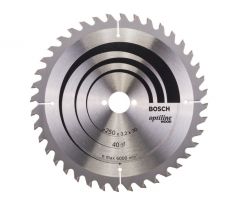 BOSCH Pílový kotúč na drevo 250 x 30 x 3,2 mm / 40T Optiline Wood ATB / UW