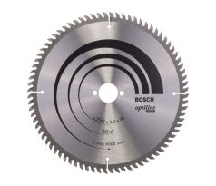 BOSCH Pílový kotúč na drevo 250 x 30 x 3,2 mm / 80T Optiline Wood ATB / VW
