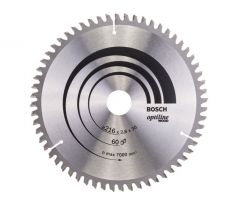 BOSCH Pílový kotúč na drevo 216 x 30 x 2,8 mm / 60T Optiline Wood ATB / N