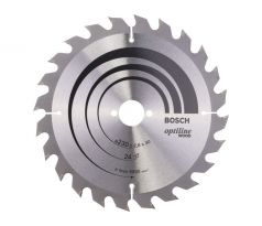 BOSCH Pílový kotúč na drevo 230 x 30 x 2,8 mm / 24T Optiline Wood ATB