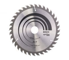 BOSCH Pílový kotúč na drevo 210 x 30 x 2,8 mm / 36T Optiline Wood ATB