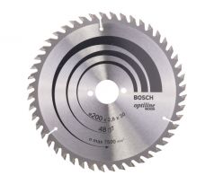 BOSCH Pílový kotúč na drevo 200 x 30 x 2,8 mm / 48T Optiline Wood ATB