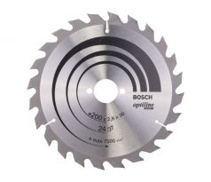 BOSCH Pílový kotúč na drevo 200 x 30 x 2,8 mm / 24T Optiline Wood ATB