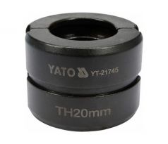YATO Krimpovacia vložka pre krimpovacie náradie YT-21735 typ TH 20 mm