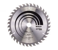 BOSCH Pílový kotúč na drevo 190 x 20/16 x 2,6 mm / 36T Optiline Wood ATB