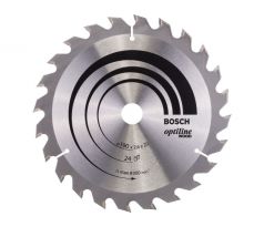 BOSCH Pílový kotúč na drevo 190 x 20/16 x 2,6 mm / 24T Optiline Wood ATB