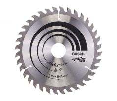 BOSCH Pílový kotúč na drevo 180 x 30/20 x 2,6 mm / 36T Optiline Wood ATB