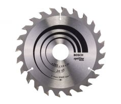 BOSCH Pílový kotúč na drevo 165 x 30/20 x 2,6 mm / 24T Optiline Wood ATB