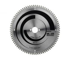 BOSCH Pílový kotúč univerzálny 250 x 30 x 3,2 mm / 80T MultiMaterial