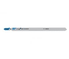 BOSCH Priamočiare pílové listy T 718 BF / 180 mm bimetal, pre kovové sendvičové panely (3 ks/bal.)