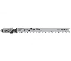 BOSCH Priamočiare pílové listy na tvrdé drevo T 144 DF 100/4,0-5,2 mm bimetal (5 ks/bal.)