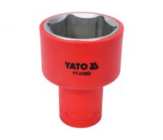 Izolovaná zásuvka 1/2" 32 mm 1000 V CrV YATO