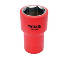 Izolovaná zásuvka 1/2" 22 mm 1000 V CrV YATO