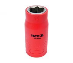 Izolovaná zásuvka 1/2" 14 mm 1000 V CrV YATO