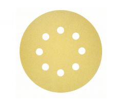 BOSCH Suchý zips na brúsny papier 125 mm / P180 8-dierový C450 (50 ks/bal.)