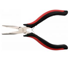 Kliešte polguľaté ohnuté mini 115 mm