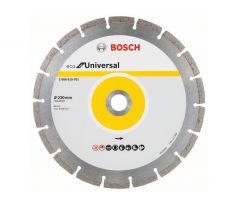 BOSCH Diamantový rezací kotúč 230 x 2,6 x 7,0 x 22,2 mm segmentový ECO for Universal (10 ks/bal)