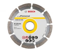 BOSCH Diamantový rezací kotúč 125 x 2,0 x 7,0 x 22,2 mm segmentový ECO for Universal