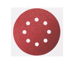 BOSCH Brúsny kotúč so suchým zipsom 125 mm / P80 8-dierový (5 ks/bal)