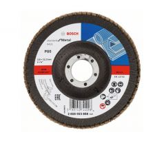 BOSCH Lamellový brúsny kotúč kónický 125 x 22,2 / P80 Alu-oxid X431