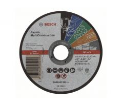 BOSCH Rezací kotúč 125 x 1,0 x 22,2 mm rovný ACS 60 V BF Rapido Multi Construction