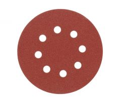 Brúsny kotúč 125 mm P60 s otvormi 5ks suchý zips