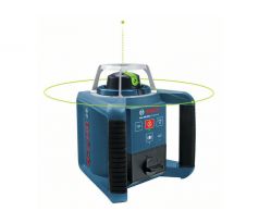 BOSCH GRL 300 HVG zelený Rotačný laser + BT 300 stojan + GR 240 nivelačná lata + LR 1G laserový prijímač + RC 1 diaľkový ovládač