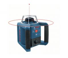 BOSCH GRL 300 HV Rotačný laser + BT 300 stojan + GR 240 nivelačná lata + LR 1 laserový prijímač + RC 1 diaľkový ovládač