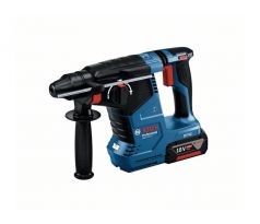 BOSCH Akumulátorové vŕtacie kladivo GBH 187-LI v kufri (2 x 5,0 Ah + rýchlonabíjačka)