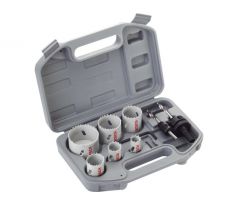 BOSCH Sada na vyrezávanie otvorov 9-dielna pre elektrikárov Standard HSS-bimetal