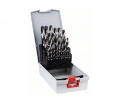 BOSCH 25-kusová sada špirálových vrtákov HSS PointTeQ