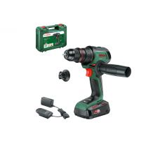 BOSCH Akumulátorový vŕtací skrutkovač AdvancedDrill 18V-80 Quicksnap v kufri 78 Nm (1 x 2,5 Ah + nabíjačka)