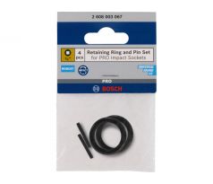 BOSCH PRO Poistný krúžok a čap pre 3/4" nástrčné hlavice