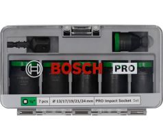 BOSCH PRO Sada nástrčných hlavíc 7 dielna 1/2" 13-24 mm CrMo