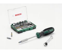 BOSCH Sada račne s bitmi a orechmi 27-dielna + skrutkovač