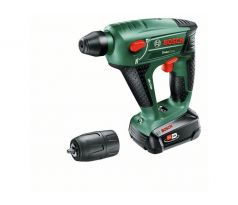 BOSCH Uneo Maxx Akumulátorové vŕtacie kladivo + Vŕtacie skľučovadlo (2x2,5 Ah) v kufri