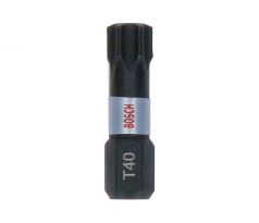 BOSCH Bit Torx T40 x 25 mm 1/4" Tic Tac box Impact Control (25 ks/bal.)
