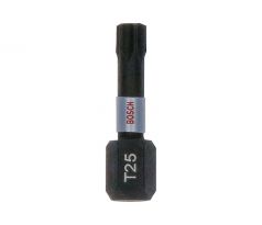BOSCH Bit Torx T25 x 25 mm 1/4" Tic Tac box Impact Control (25 ks/bal.)