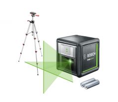 BOSCH Krížový nivelačný laserový set (zelený) Quigo