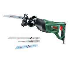 BOSCH Chvostová píla PSA 700 E + 3-dielna sada pílových listov / 710 W