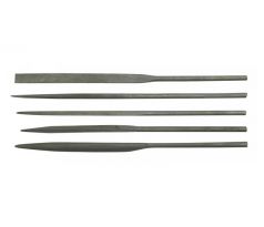 VOREL Sada koncových pilníkov 5 kusov 4,0 x 160 mm / #2 stredná
