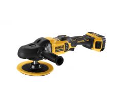 Bezuhlíková rotačná leštička 18 V XR – 2 X 5 Ah