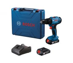 BOSCH Akumulátorový príklepový vŕtací skrutkovač GSB 183-LI v kufri (2 x 2,0 Ah + nabíjačka)