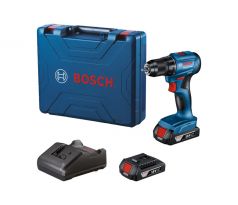 BOSCH Akumulátorový vŕtací skrutkovač GSR 185-LI (2 x 2,0 Ah + nabíjačka)