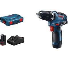 BOSCH GSR 12V-35 Akumulátorový vŕtací skrutkovač (2x3,0Ah) v L-Boxx