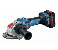 BOSCH GWX 18V-15 SC Akumulátorová uhlová brúska X-LOCK (2x8,0Ah ProCORE) v L-Boxx