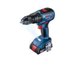 BOSCH Akumulátorový príklepový vŕtací skrutkovač GSB 18V-50 v kartónovej krabici (bez akumulátora a nabíjačky)