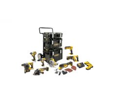 Súprava 8 ks bezuhlíkového náradia 18 V XR – 4 X 5 Ah