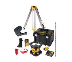 Súprava červeného rotačného lasera 18 V XR – 1 X 2 Ah